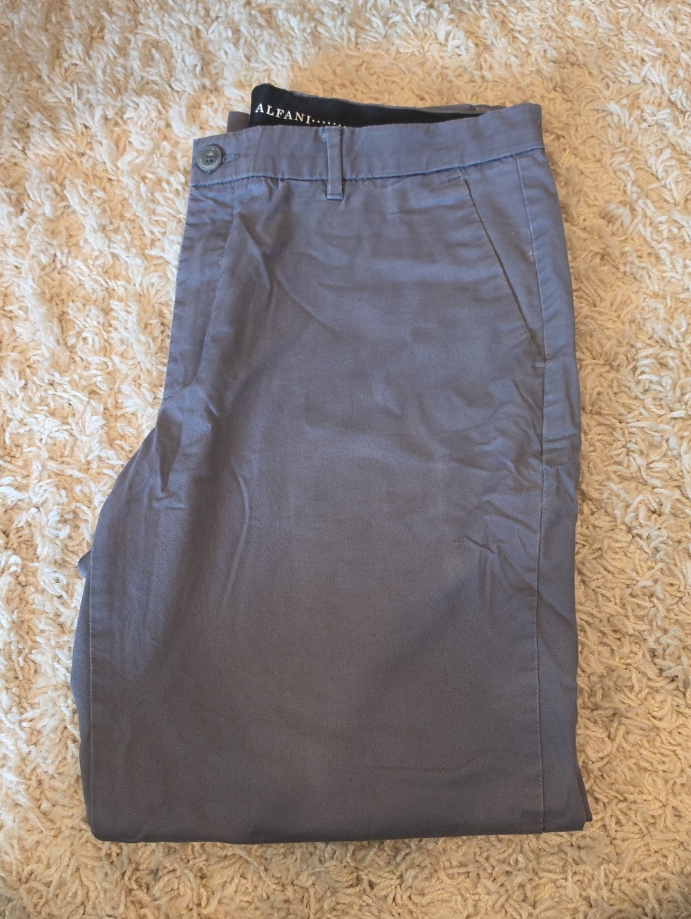 Alfani Men's Slate Gray Chino Pants